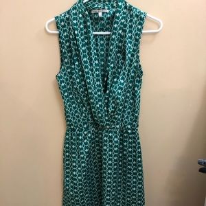 Collective Concepts Green/White Dress